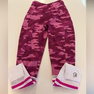 Bombshell Sportswear Pink Camouflage Leggings